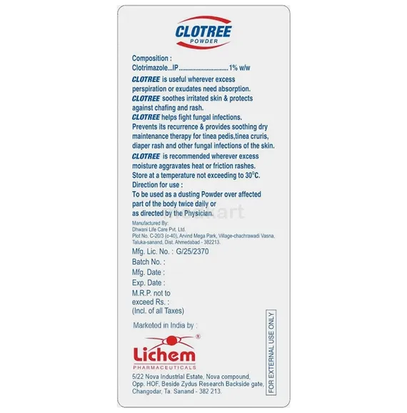 clotrex dusting powder 75 gm
